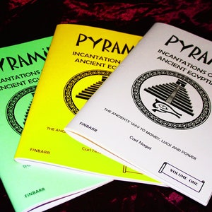 Pyramid Incantations of the Ancient Egyptians - Finbarr Books White Black Magick Occult Spell Book Egyptian Witchcraft Magic