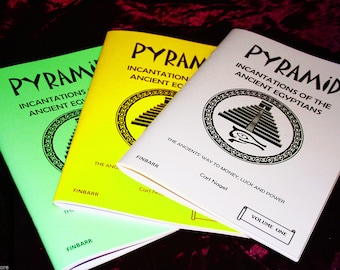 Pyramid Incantations of the Ancient Egyptians - Finbarr Books White Black Magick Occult Spell Book Egyptian Witchcraft Magic
