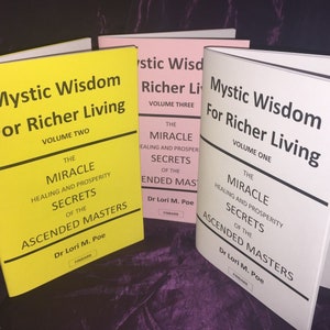 Mystische Weisheit für reicheres Leben (3-bändiges Set) Von Dr. Lori M. Poe - Zaubert Rituale Okkulte Bücher Grimoire Goetia Hexerei Hexerei Okkultismus