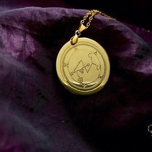 HANDCRAFTED brass SIGIL of MARAX - talisman occult occultism pendant sigil magick witch witchcraft pentacle white magic
