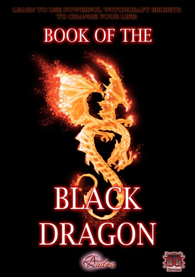 Book of the Black Dragon by Audra Occult Magick Spells Etsy UK