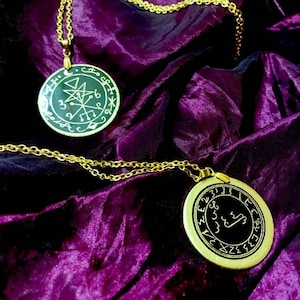 Lucifer & Lilith Dual Sigil Set (Austere Black Finish)