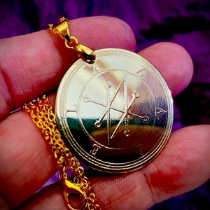Demonic Sigil of the Fallen Angel Azazel - talisman pendant sigil pentacle witch witchcraft spells rituals magic magick occultism jewellery