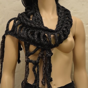 Hand Knitted Wool Womens Scarf with Fringes, Cable Knitted Alpaca Scarf, Chunky Womens Fringed Scarf, Long Winter Scarf, Wool Scarf