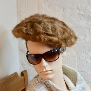 Genuine Mink Fur Women hat Size Small