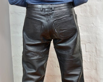 Mens Leather Pants - Etsy