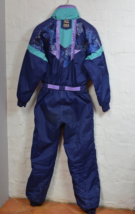 Vintage Kids Ski Suit 80s 90s One Piece Jumpsuit By S Gem