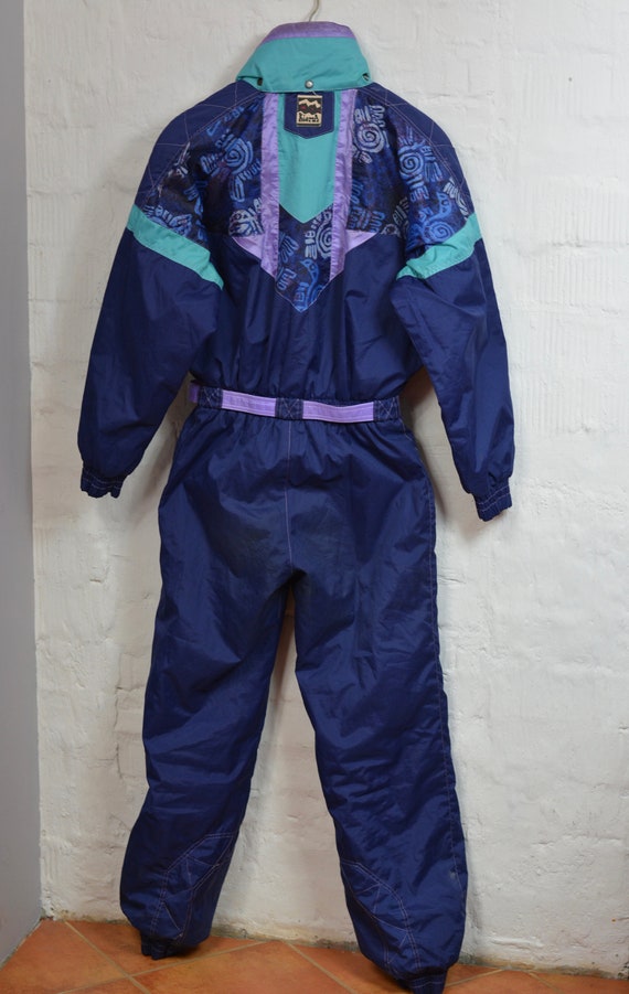 Vintage Kids Ski Suit 90s One Piece Jumpsuit -