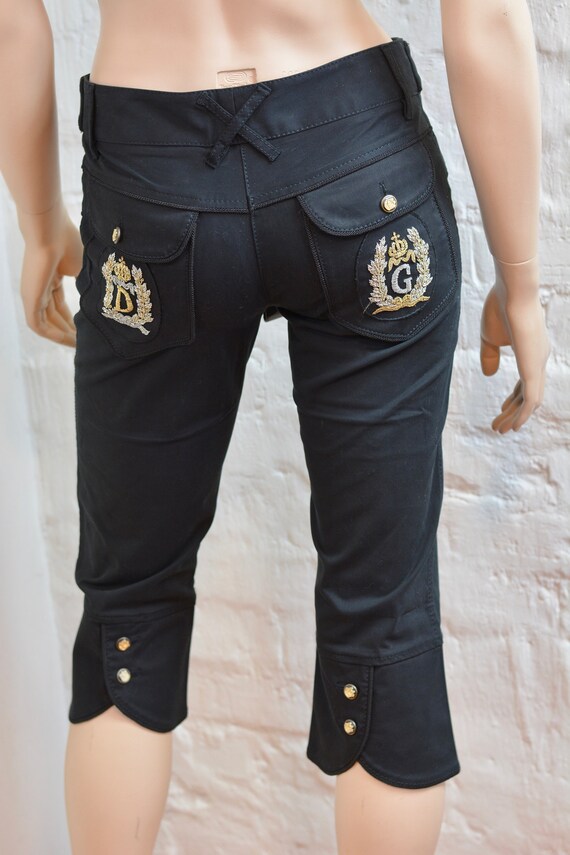 low rise cropped pants