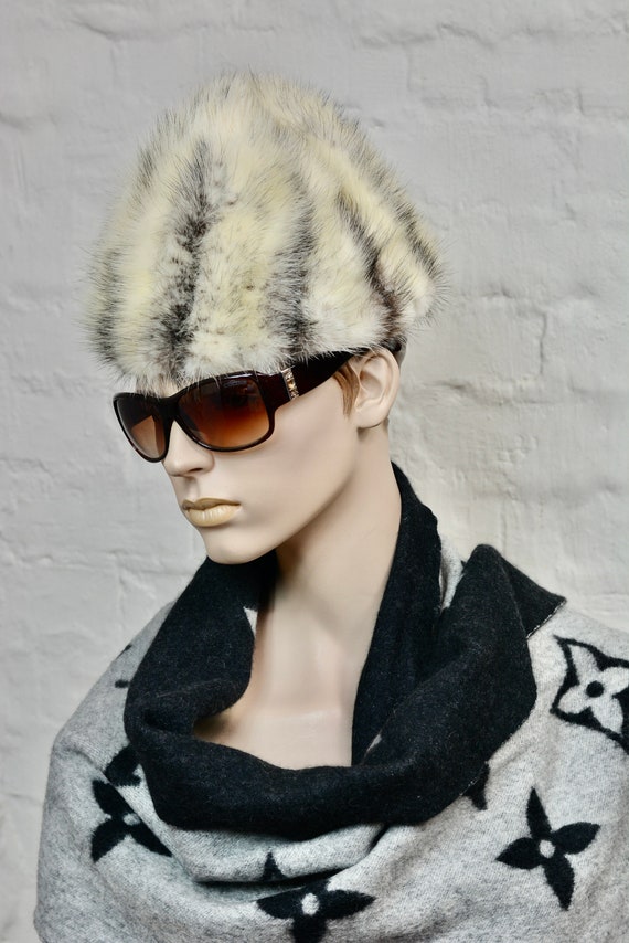 Fur hat Vintage real fur hat Natural fur hat Women