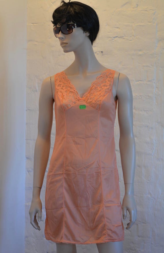 Lingerie Lace Slip Dress Silky Satin Pyjama Dress… - image 1