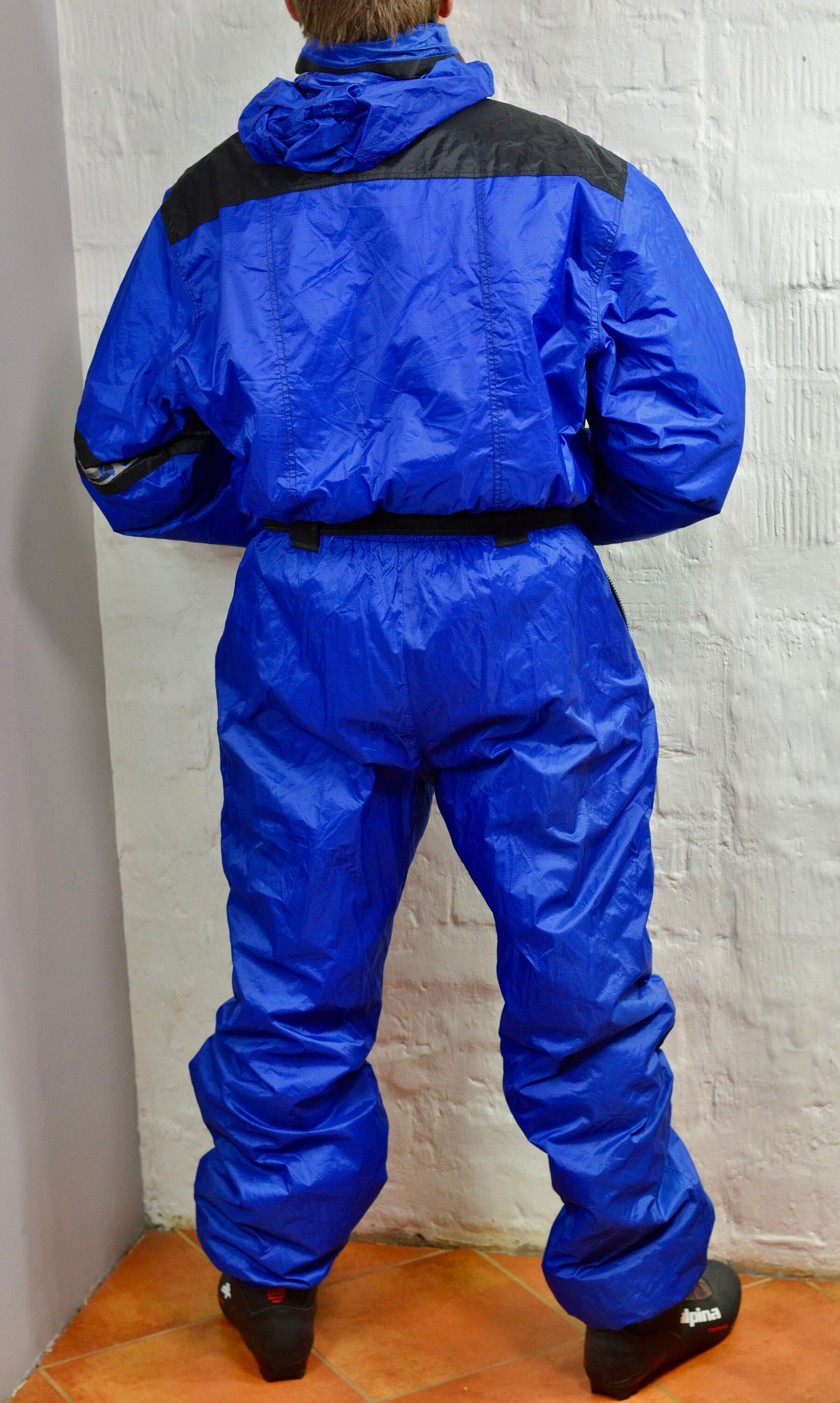 Sportswear Mens Ski Suit Unisex Ski Suit Purple Ski Suit Vintage Retro