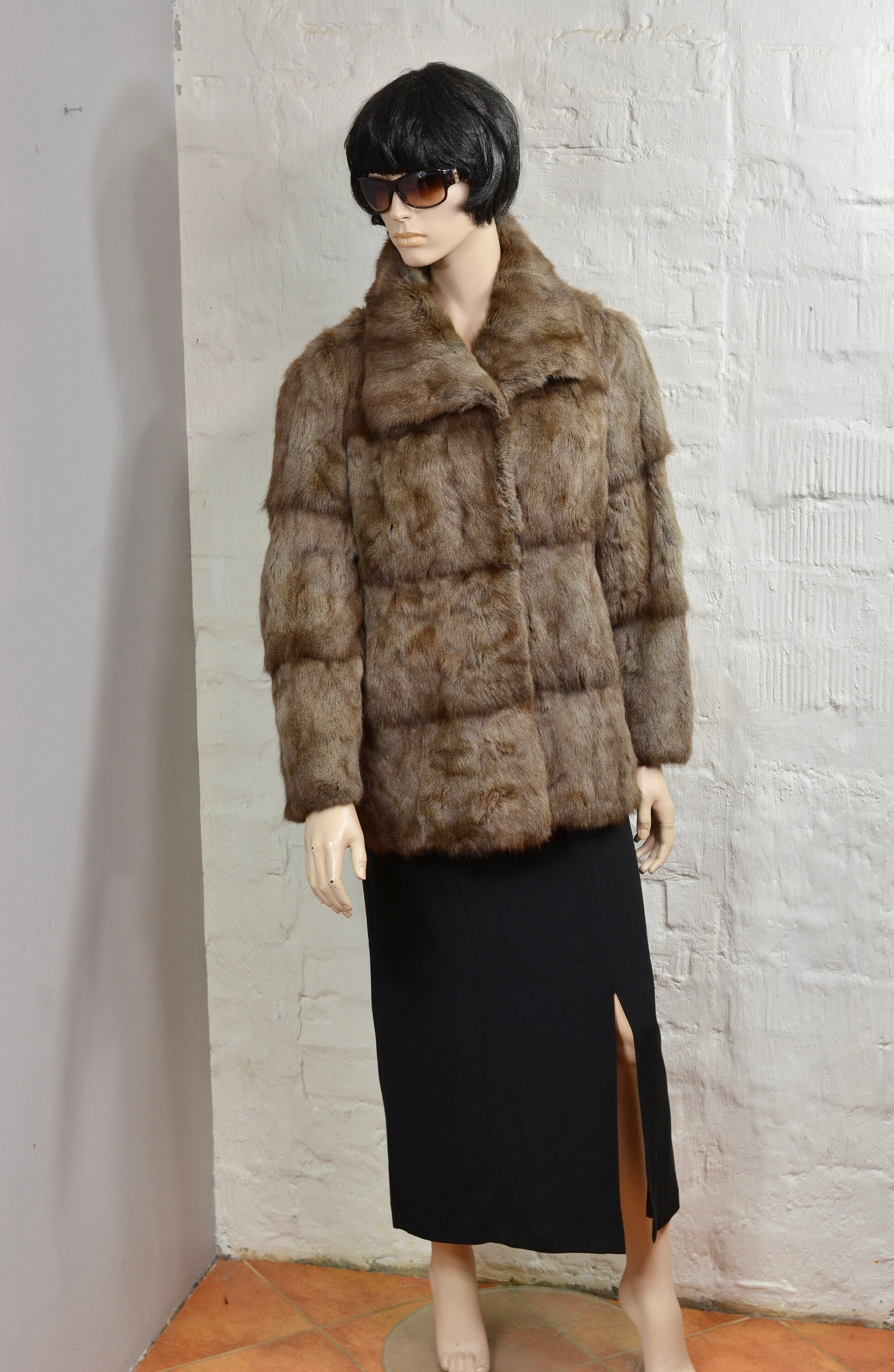 Herringbone Fox Fur Coat - Women - Ready-to-Wear