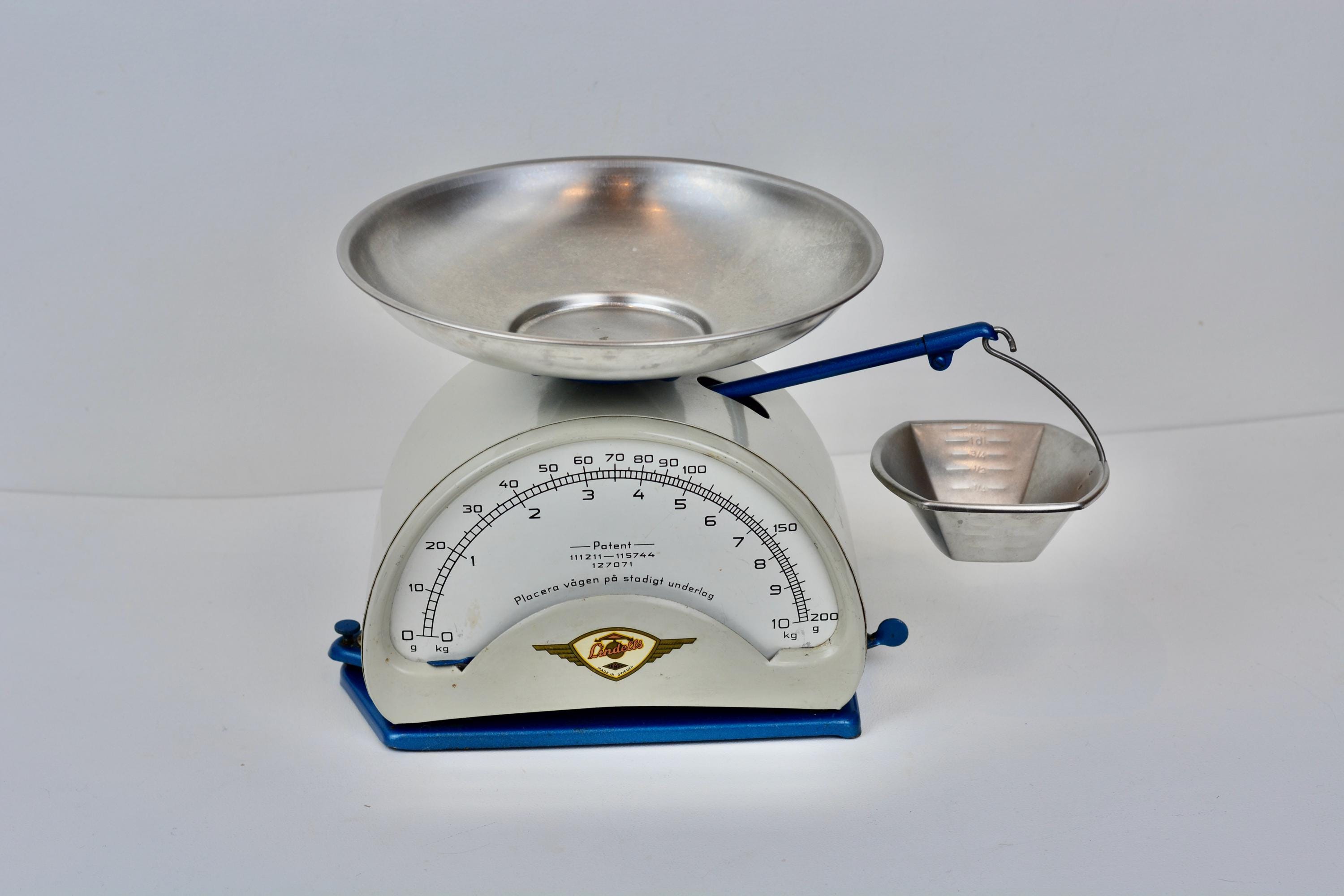 イズ Vintage Lindells Swedish Kitchen Scale Mid Century Scandinavian