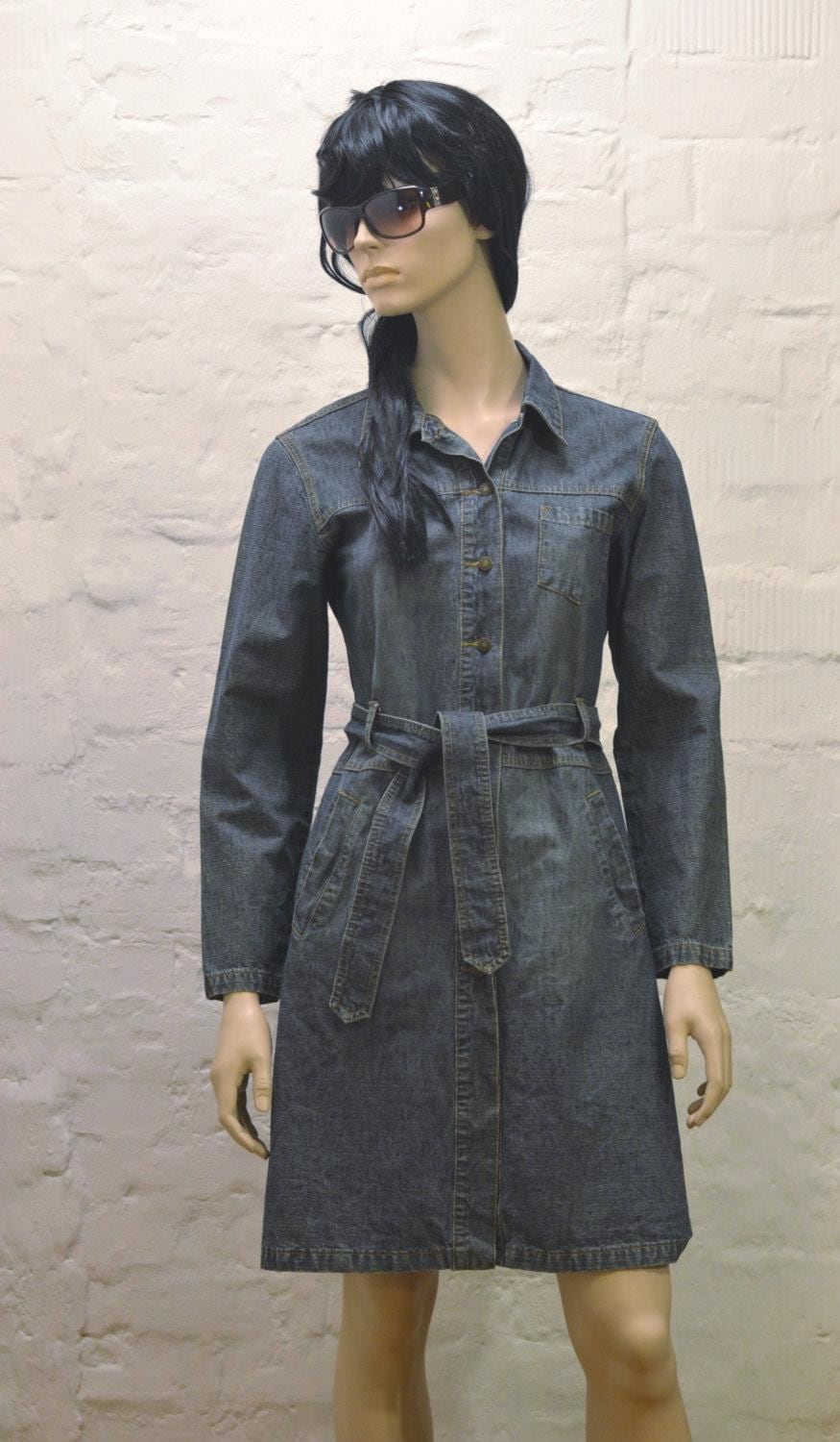 90s Jean Dress - Etsy 90s Jean Dress - Etsy