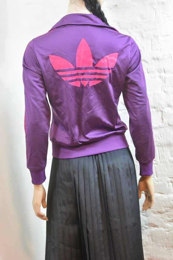 purple addidas jacket