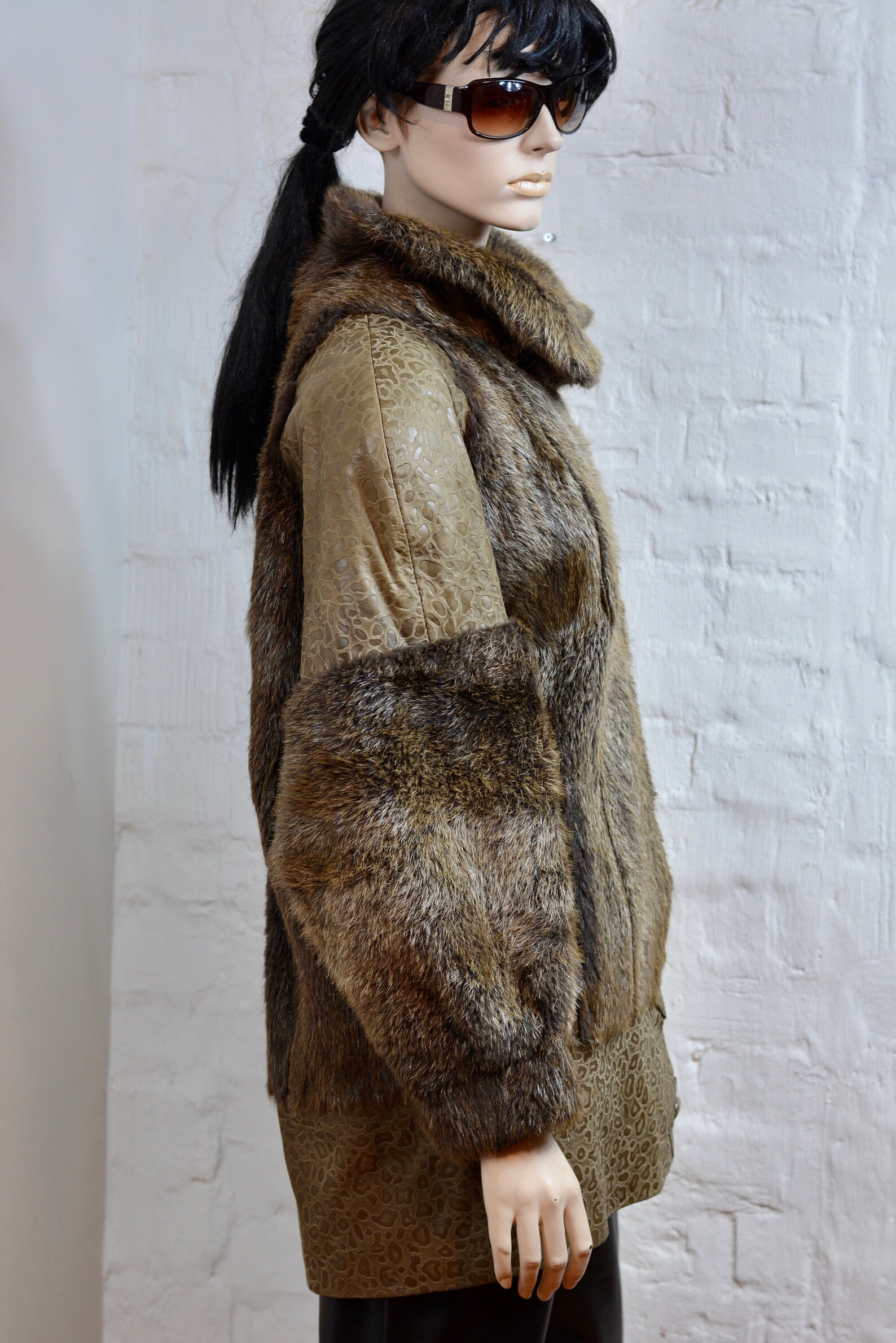 Vintage 1960s Beaver Fur Coat Half Length Fur Coat Fur Coat Etsy 日本