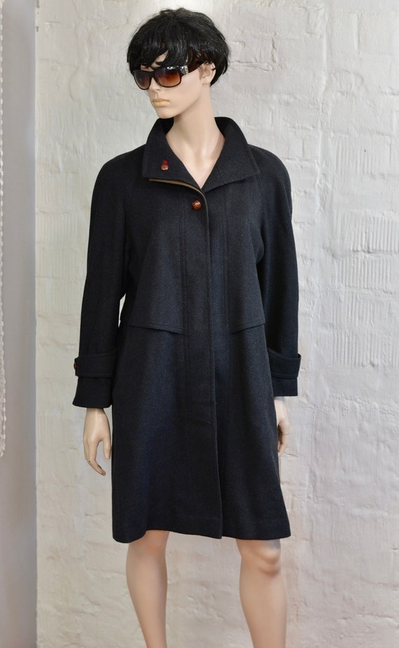 Vintage Loden cape coat, Loden jacket, Austrian ca