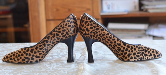 women shoes PIERRE CARDIN Leopard-print calf hair… - image 5