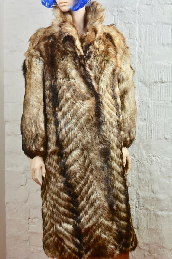 Real fur coat Brown coat, Vintage fur coat, Winte… - image 3