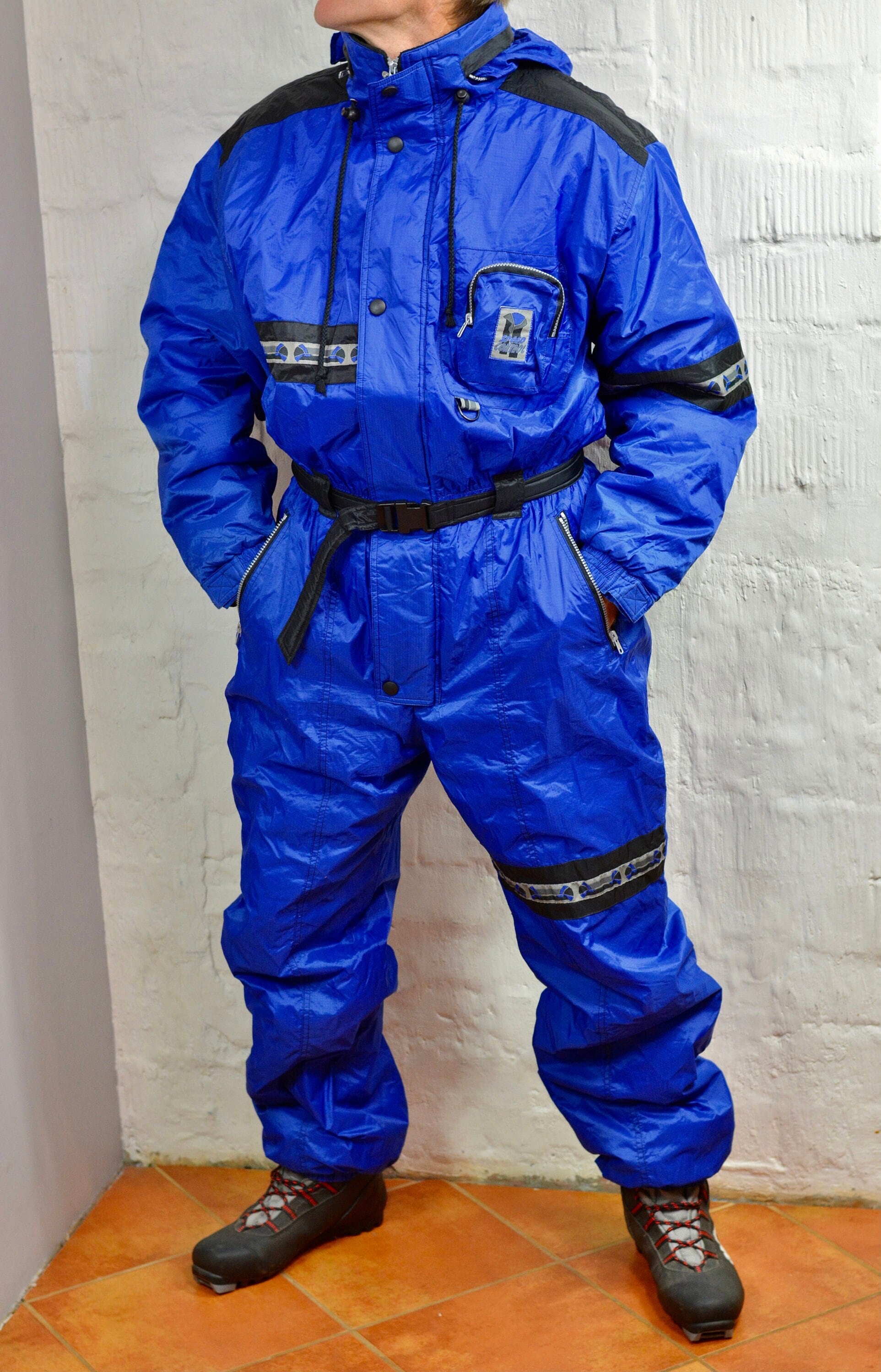 Sportswear Mens Ski Suit Unisex Ski Suit Purple Ski Suit Vintage Retro