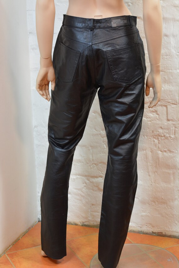 genuine leather pants