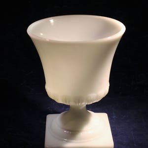 Milk Glass Pedestal Compote / Urn