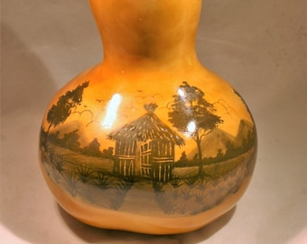 Hand Painted Ceramic Vase * El Salvador