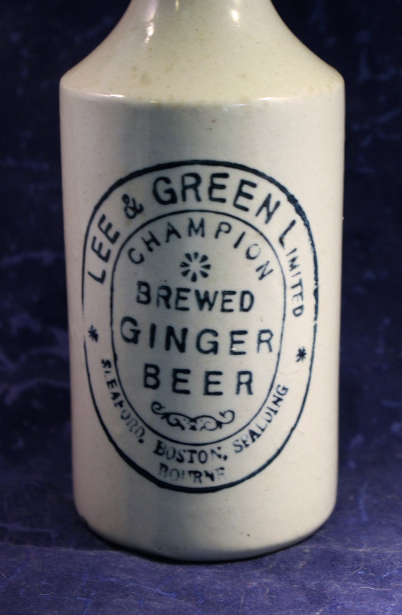 Lee & Green Limited Ginger Beer Stoneware Bottle Etsy