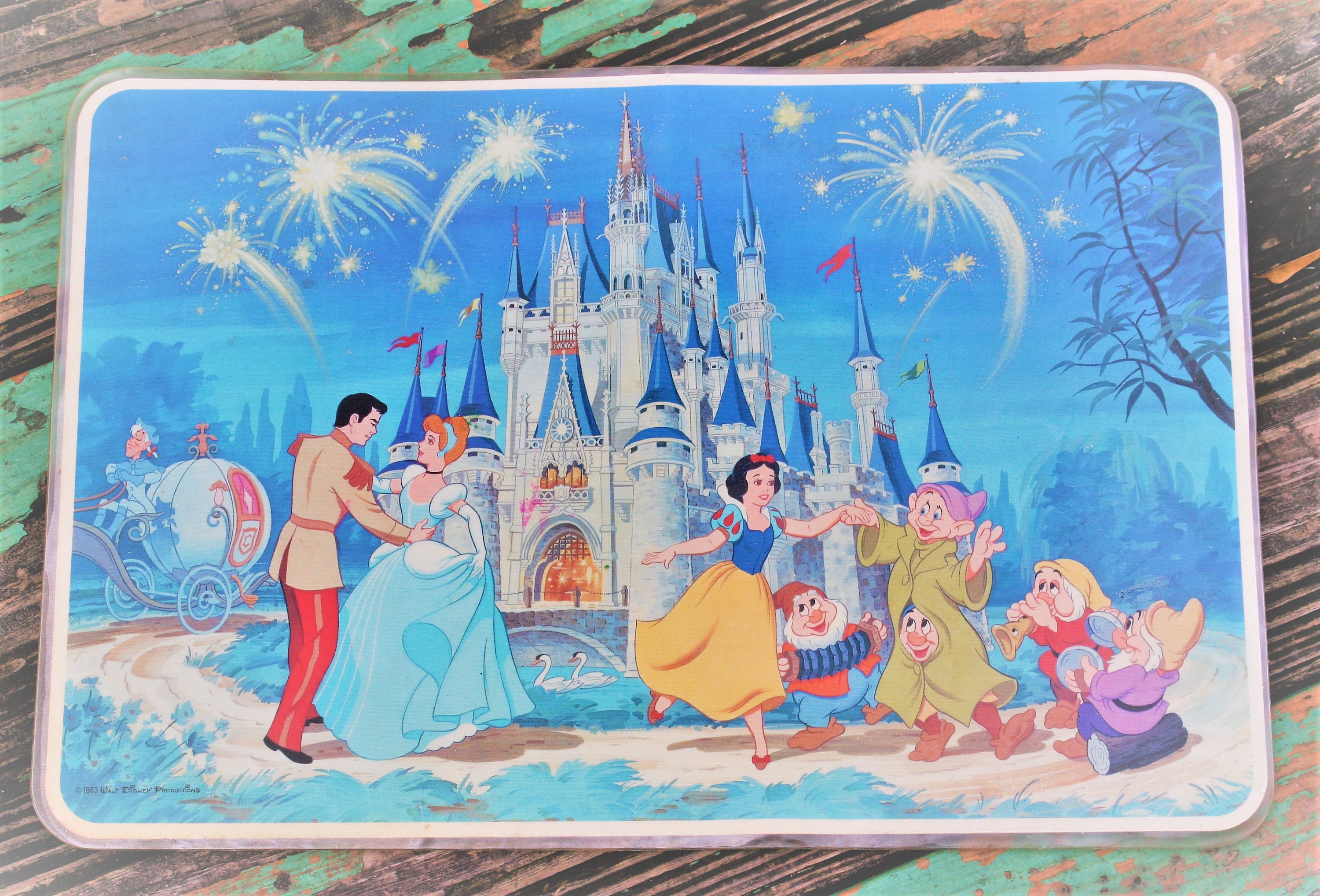 ディズニーランド　TOKYO Disneyland 1983年　　デスクマット ディズニーランド TOKYO Disneyland 1983年 デスクマット 東京