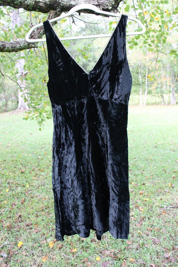 Velvet Black Dress Victoria Secret Little Black Dress Velvet
