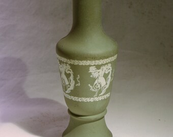 Imitation Wedgwood Vase * Glass * Avon