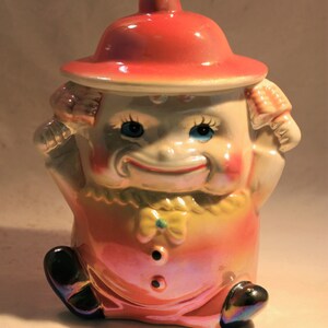 Ceramic Jar * Curly Haired Boy
