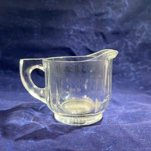 Clear Glass Creamer