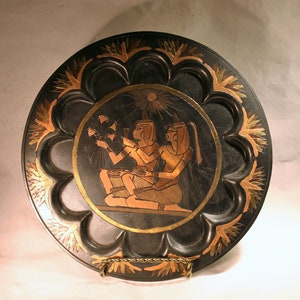 Metal Egyptian Plate * Wall Hanging