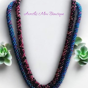Handmade Kumihimo Braided Choker Necklace – Japanese Silk Cord, Boho Chic Jewelry, Unique Gift for Her