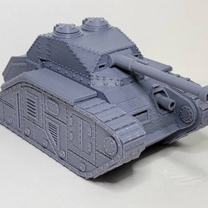 Rogue Pattern Mk5-1B Tank &quot;Bullmastiff&quot; (Imperial Guard Heavy Tank Alternate Model For Tabletop Wargaming In Space)