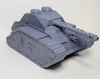 Rogue Pattern Mk5-1B Tank "Bullmastiff" (Imperial Guard Heavy Tank Alternate Model For Tabletop Wargaming In Space)