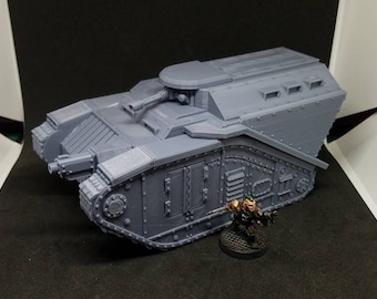 Rogue Pattern Mk4-2a Armored Transport &quot;Tortoise&quot; (Imperial Guard Troop Transport Tank Alternate Model For Tabletop Wargaming In Space)