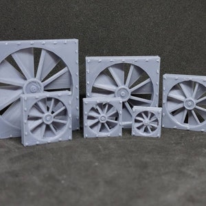 Industrial Fan Type 1 For Tabletop Wargaming/RPGs Crafting