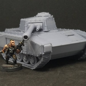 LT-1A &quot;Hyena&quot; Light Tank (Alternate Model For Tabletop Wargaming In Space)