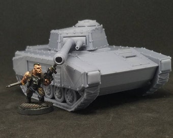 LT-1A &quot;Hyena&quot; Light Tank (Alternate Model For Tabletop Wargaming In Space)