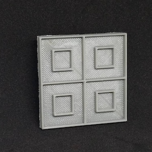 Tile Pattern #2 3D Printed Texture Stamp For Tabletop Wargaming/RPGs, Crafting, Dollhouses, And Sculpting