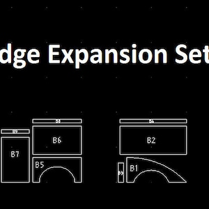 Bridge Expansion - Tabletop Fantasy Miniature Terrain Building Templates