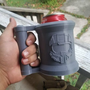 Halo Pop/Soda/Drink Can Holder Mug image 1
