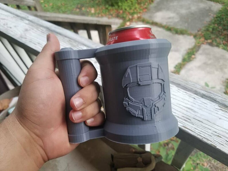 Halo Pop/Soda/Drink Can Holder Mug image 1