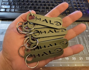 Halo Keychain, 3d printed