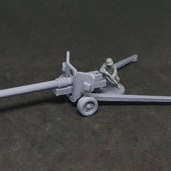 28mm Scale modified short barrel 100 mm Field Gun M1944 (BS-3) WW2 Miniature Wargaming Bolt Action 3D Printed