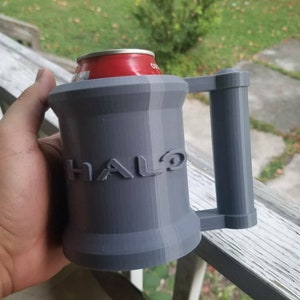 Halo Pop/Soda/Drink Can Holder Mug image 2