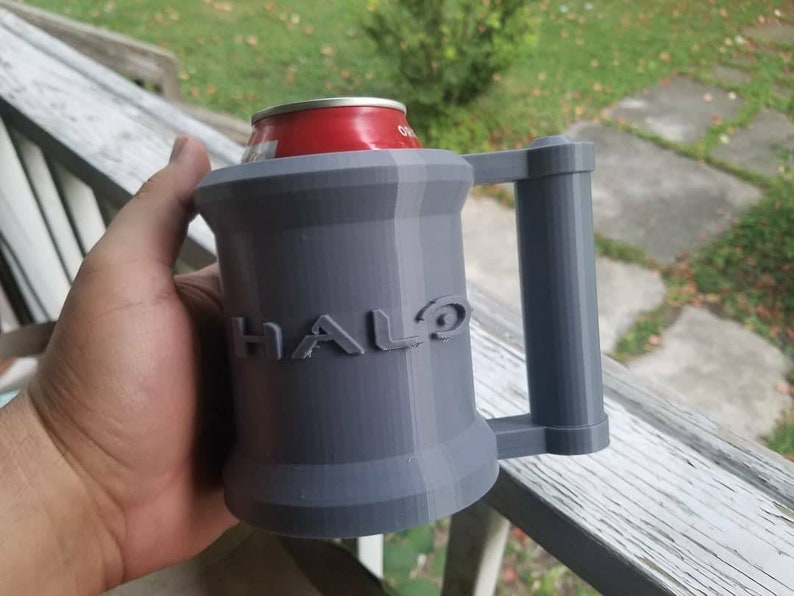 Halo Pop/Soda/Drink Can Holder Mug image 2